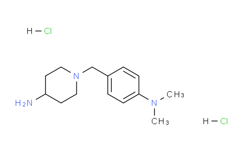 CAS No. 1332531-43-7, 1-(4-(Dimethylamino)benzyl)piperidin-4-amine dihydrochloride
