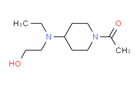 CAS No. 1353971-85-3, 1-(4-(Ethyl(2-hydroxyethyl)amino)piperidin-1-yl)ethanone
