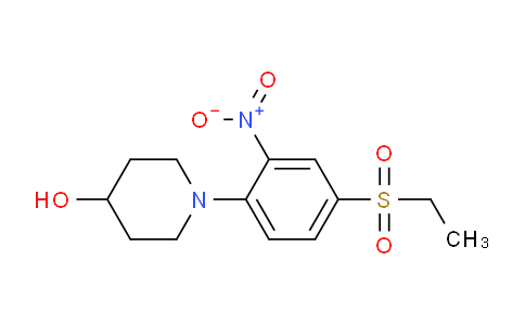 CAS No. 942474-78-4, 1-(4-(Ethylsulfonyl)-2-nitrophenyl)piperidin-4-ol