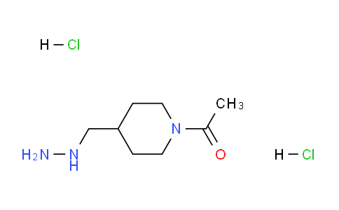 CAS No. 1349718-38-2, 1-(4-(Hydrazinylmethyl)piperidin-1-yl)ethanone dihydrochloride