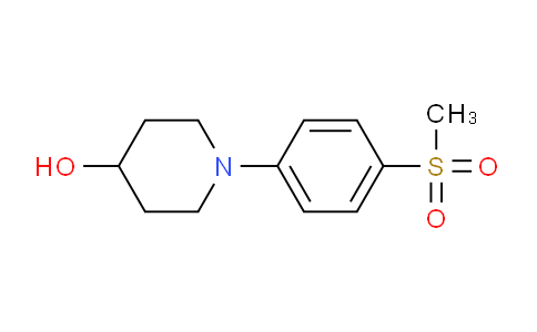 CAS No. 166438-65-9, 1-(4-(Methylsulfonyl)phenyl)piperidin-4-ol