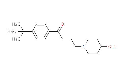 CAS No. 97928-18-2, 1-(4-(tert-Butyl)phenyl)-4-(4-hydroxypiperidin-1-yl)butan-1-one
