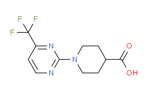 CAS No. 465514-39-0, 1-(4-(Trifluoromethyl)pyrimidin-2-yl)piperidine-4-carboxylic acid