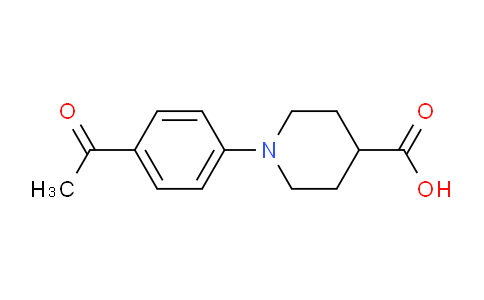CAS No. 250713-76-9, 1-(4-Acetylphenyl)piperidine-4-carboxylic acid
