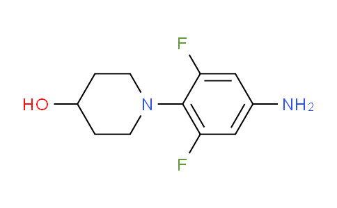 CAS No. 1184129-47-2, 1-(4-Amino-2,6-difluorophenyl)piperidin-4-ol