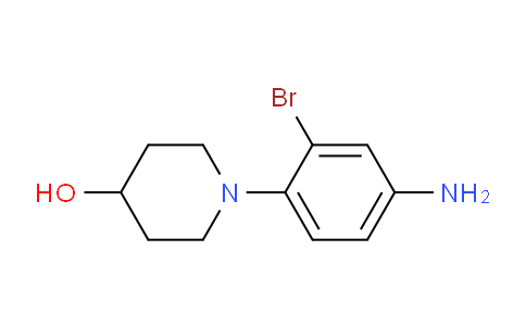CAS No. 1251049-23-6, 1-(4-Amino-2-bromophenyl)piperidin-4-ol