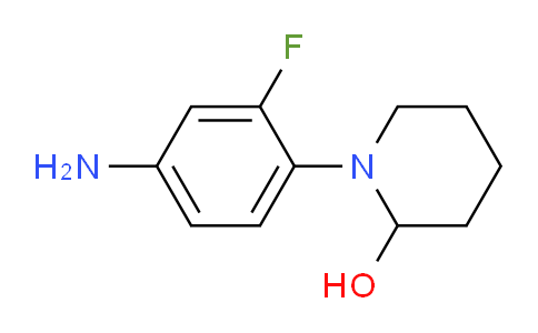 CAS No. 1823914-55-1, 1-(4-Amino-2-fluorophenyl)piperidin-2-ol