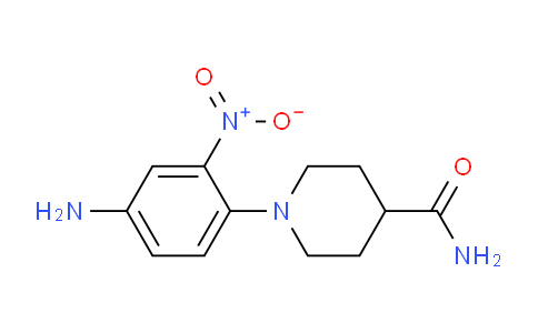 CAS No. 942474-90-0, 1-(4-Amino-2-nitrophenyl)piperidine-4-carboxamide