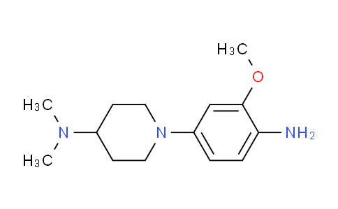 CAS No. 1089279-91-3, 1-(4-Amino-3-methoxyphenyl)-N,N-dimethylpiperidin-4-amine