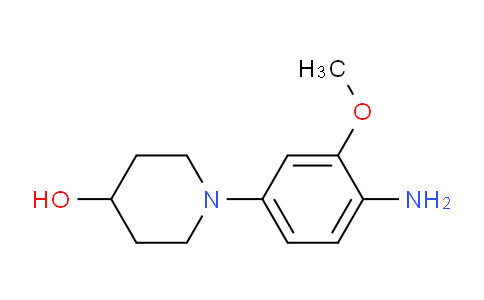 CAS No. 761440-87-3, 1-(4-Amino-3-methoxyphenyl)piperidin-4-ol