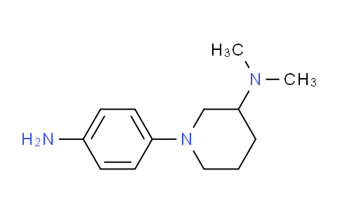 CAS No. 1007869-61-5, 1-(4-Aminophenyl)-N,N-dimethylpiperidin-3-amine