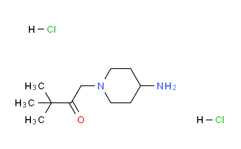 CAS No. 1286273-98-0, 1-(4-Aminopiperidin-1-yl)-3,3-dimethylbutan-2-one dihydrochloride