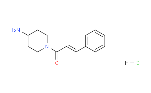 CAS No. 1158102-89-6, 1-(4-Aminopiperidin-1-yl)-3-phenylprop-2-en-1-one hydrochloride