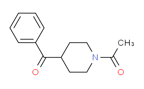 CAS No. 25519-79-3, 1-(4-Benzoylpiperidin-1-yl)ethanone