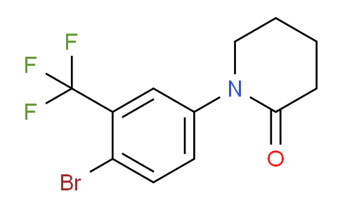 CAS No. 1257664-90-6, 1-(4-Bromo-3-(trifluoromethyl)phenyl)piperidin-2-one