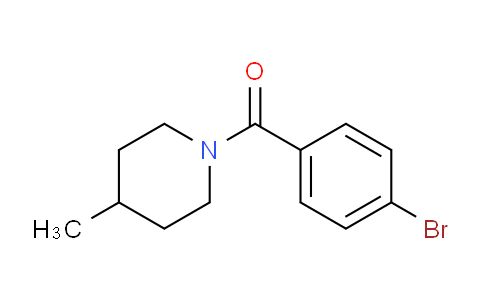 CAS No. 329713-82-8, 1-(4-Bromobenzoyl)-4-methylpiperidine