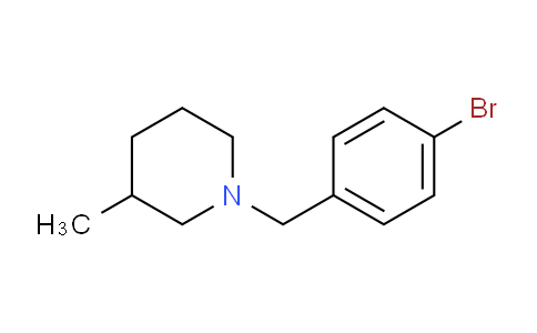 CAS No. 891428-16-3, 1-(4-Bromobenzyl)-3-methylpiperidine