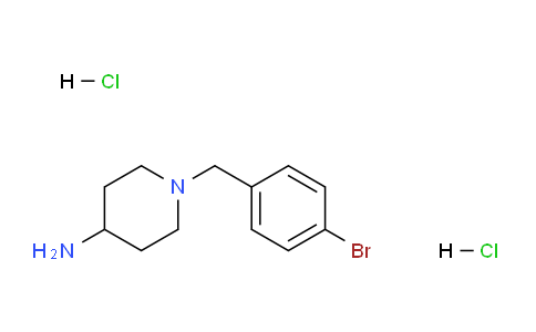 CAS No. 1286264-50-3, 1-(4-Bromobenzyl)piperidin-4-amine dihydrochloride