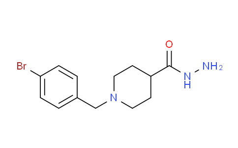 CAS No. 1306738-67-9, 1-(4-Bromobenzyl)piperidine-4-carbohydrazide