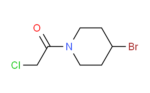 CAS No. 1353975-84-4, 1-(4-Bromopiperidin-1-yl)-2-chloroethanone