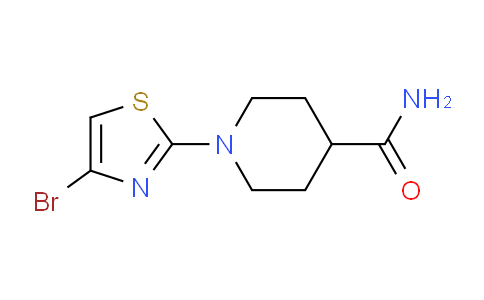 CAS No. 1289198-96-4, 1-(4-Bromothiazol-2-yl)piperidine-4-carboxamide