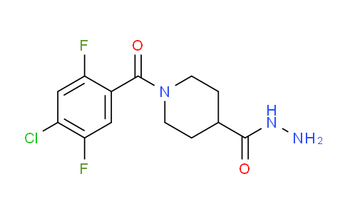 CAS No. 388094-06-2, 1-(4-Chloro-2,5-difluorobenzoyl)-piperidine-4-carbohydrazide