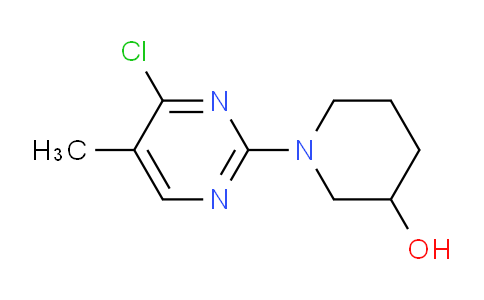 CAS No. 1261234-70-1, 1-(4-Chloro-5-methylpyrimidin-2-yl)piperidin-3-ol