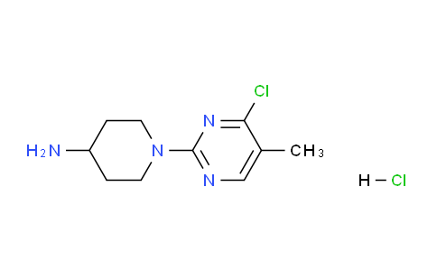 CAS No. 1289387-20-7, 1-(4-Chloro-5-methylpyrimidin-2-yl)piperidin-4-amine hydrochloride