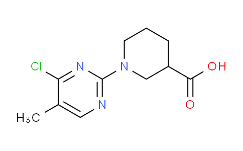 CAS No. 1261232-94-3, 1-(4-Chloro-5-methylpyrimidin-2-yl)piperidine-3-carboxylic acid