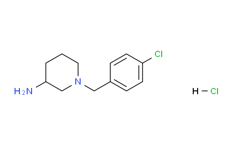 CAS No. 1261233-87-7, 1-(4-Chlorobenzyl)piperidin-3-amine hydrochloride