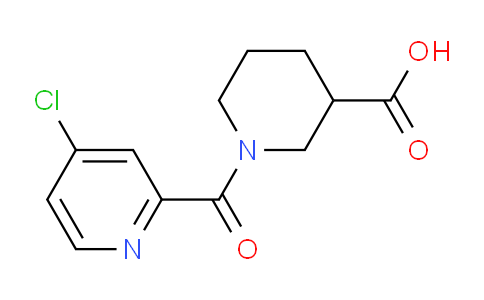 CAS No. 1154331-74-4, 1-(4-Chloropicolinoyl)piperidine-3-carboxylic acid
