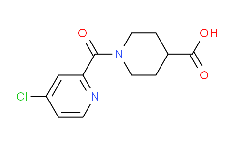 CAS No. 1153769-18-6, 1-(4-Chloropicolinoyl)piperidine-4-carboxylic acid