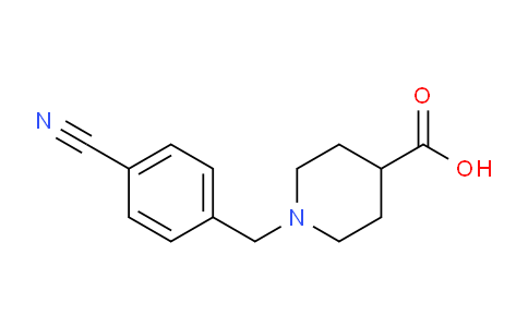 CAS No. 939757-55-8, 1-(4-Cyanobenzyl)piperidine-4-carboxylic acid