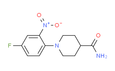 CAS No. 874800-67-6, 1-(4-Fluoro-2-nitrophenyl)piperidine-4-carboxamide