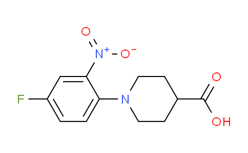 CAS No. 648917-79-7, 1-(4-Fluoro-2-nitrophenyl)piperidine-4-carboxylic acid
