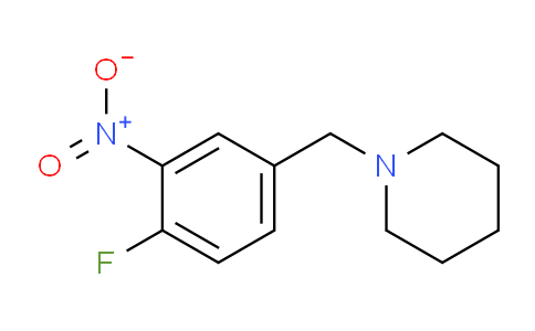 CAS No. 509093-74-7, 1-(4-Fluoro-3-nitrobenzyl)piperidine