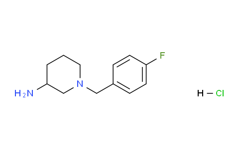 CAS No. 1261231-59-7, 1-(4-Fluorobenzyl)piperidin-3-amine hydrochloride