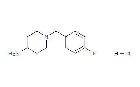 CAS No. 1158760-04-3, 1-(4-Fluorobenzyl)piperidin-4-amine hydrochloride