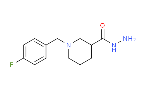 CAS No. 415934-95-1, 1-(4-Fluorobenzyl)piperidine-3-carbohydrazide