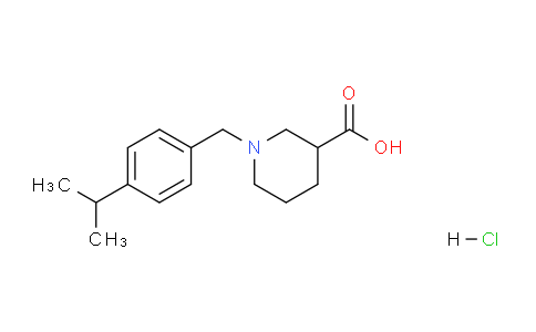 CAS No. 1185295-32-2, 1-(4-Isopropylbenzyl)piperidine-3-carboxylic acid hydrochloride