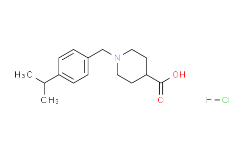 CAS No. 1185298-68-3, 1-(4-Isopropylbenzyl)piperidine-4-carboxylic acid hydrochloride