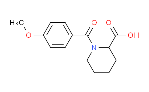 CAS No. 1103529-63-0, 1-(4-Methoxybenzoyl)piperidine-2-carboxylic acid