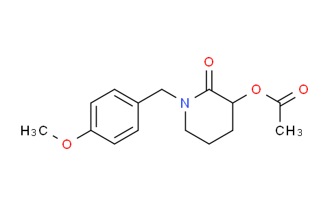 CAS No. 1253790-65-6, 1-(4-Methoxybenzyl)-2-oxopiperidin-3-yl acetate