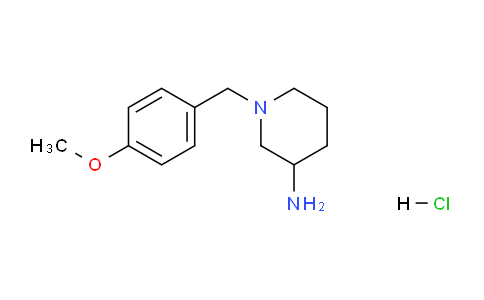 CAS No. 1353965-17-9, 1-(4-Methoxybenzyl)piperidin-3-amine hydrochloride