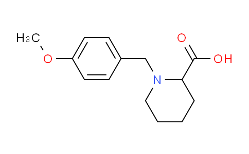 CAS No. 775271-42-6, 1-(4-Methoxybenzyl)piperidine-2-carboxylic acid