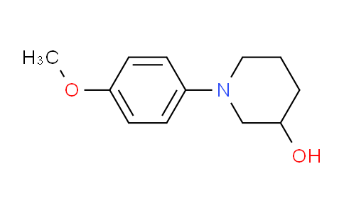CAS No. 39104-03-5, 1-(4-Methoxyphenyl)piperidin-3-ol