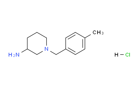 CAS No. 1289386-55-5, 1-(4-Methylbenzyl)piperidin-3-amine hydrochloride
