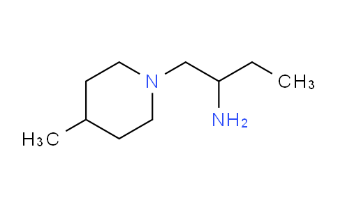 CAS No. 883543-40-6, 1-(4-Methylpiperidin-1-yl)butan-2-amine