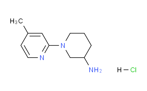 CAS No. 1185318-50-6, 1-(4-Methylpyridin-2-yl)piperidin-3-amine hydrochloride