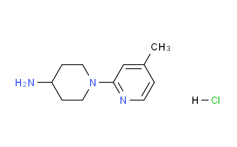 CAS No. 1185308-02-4, 1-(4-Methylpyridin-2-yl)piperidin-4-amine hydrochloride